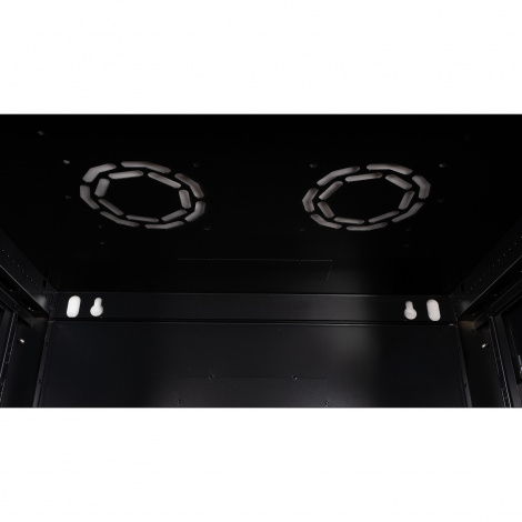 Шкаф 19" телекоммуникационный настенный, 4U 280x600х450 мм, дверь металл, черный